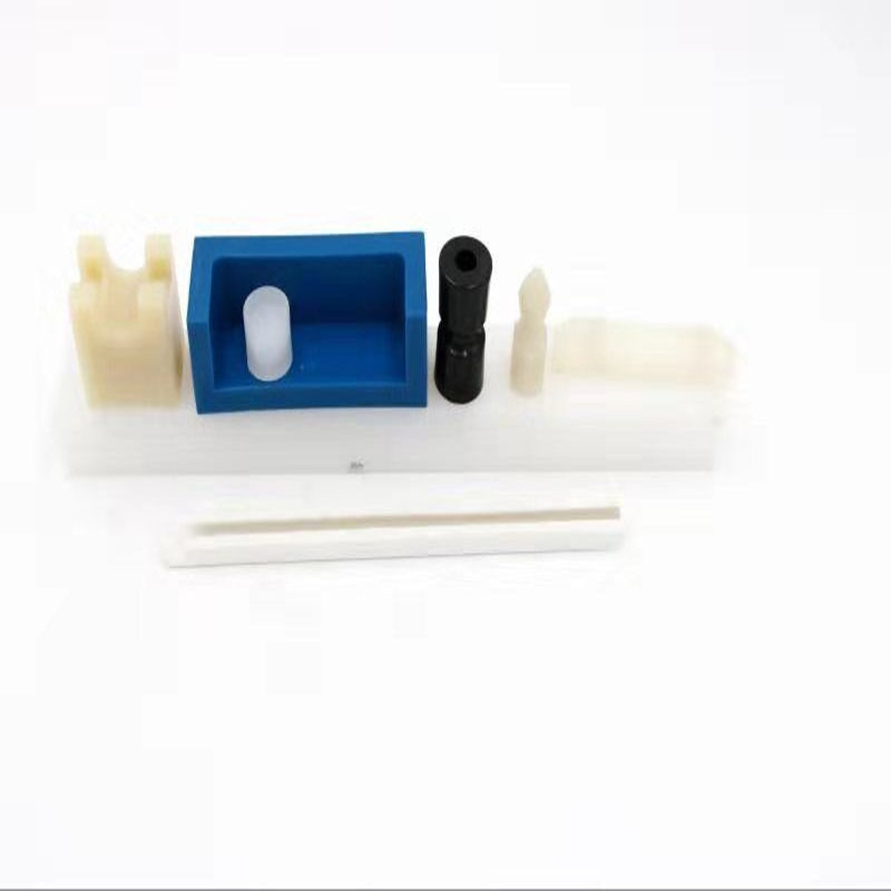 Verarbeitung kundenspezifischer fester Gleitblock aus POM PP PVC ABS PTFE FEP PVDF PA66 UHMWPE aus technischem Kunststoff und Nylon